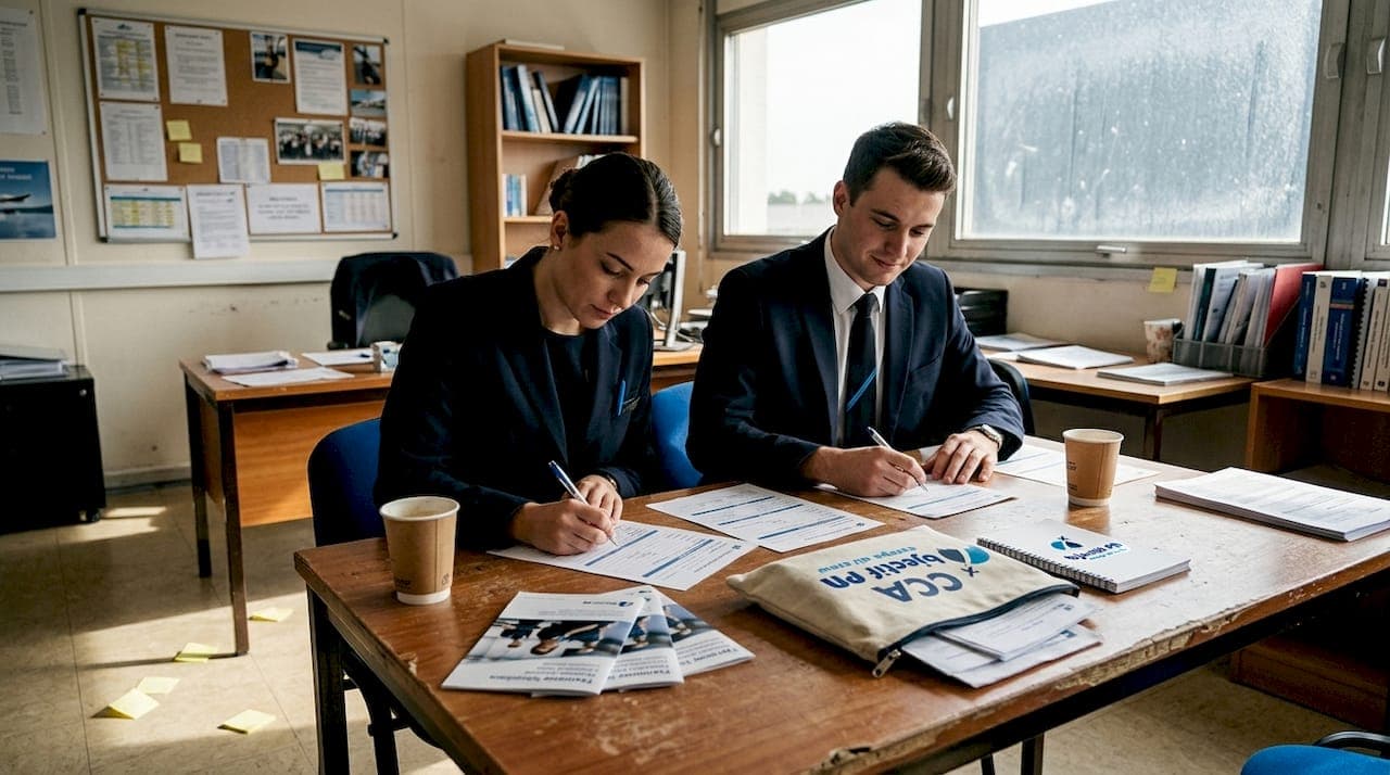 Hôtesse vs steward : guide CCA et formation 2026